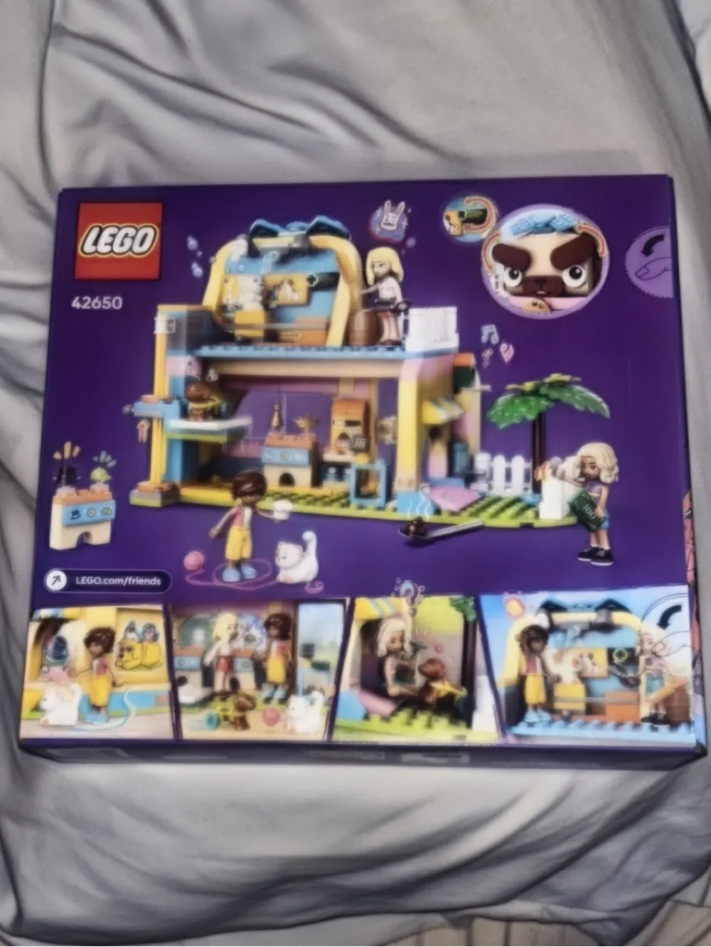 LEGO Friends Pet Accessories Shop – Purple, Yellow & Blue